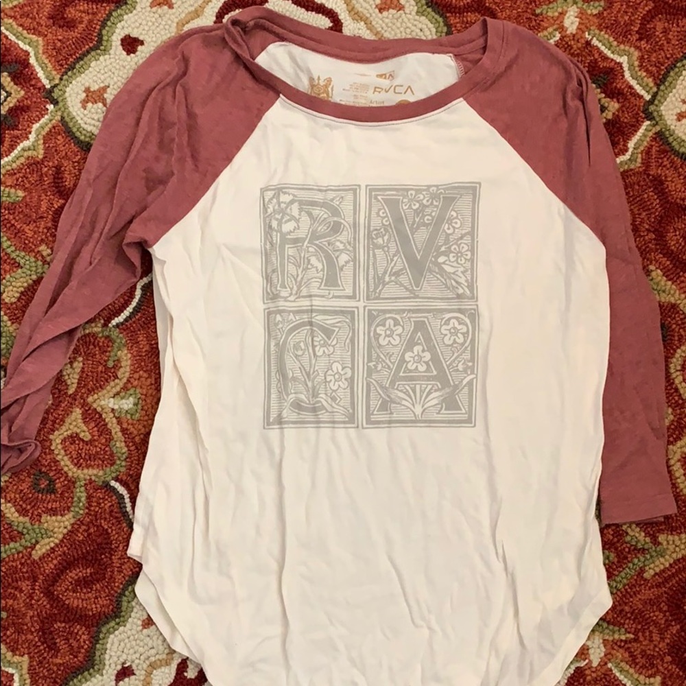 RVCA quarter length sleeve